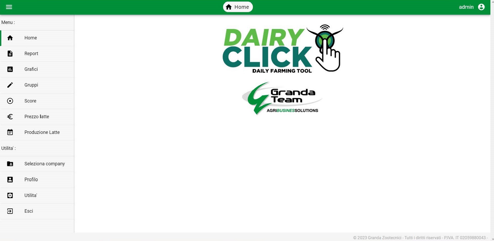 dairy click home page